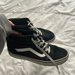 Black high top vans